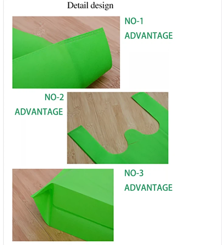 Custom Nonwoven Reusable Supermarket Non-woven Bag