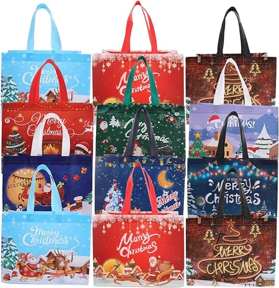 Non-Woven Christmas Bags For New Year's Shopping