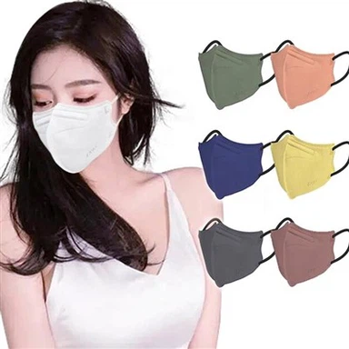 Masc Aghaidh Fabraic Neamhfhite 3d